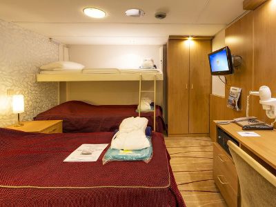 Kat. B Innenkabine (3-Bett)