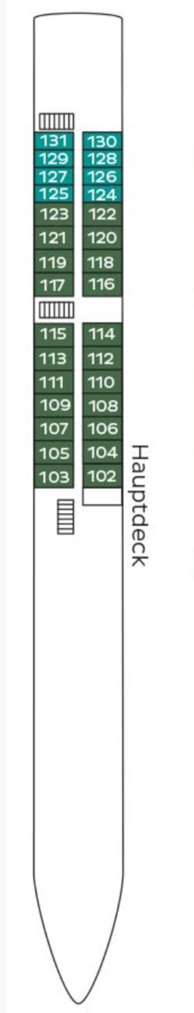 Hauptdeck (Deck 1)