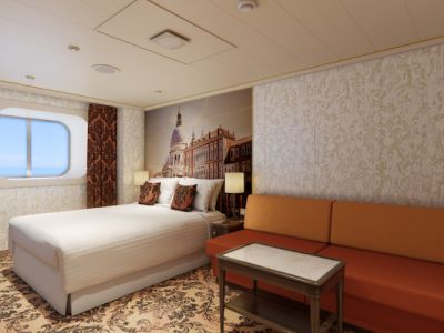 Kat. 6L Deluxe Außenkabine (eingeschränkte Sicht)