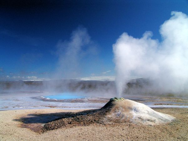 Geysir auf Island