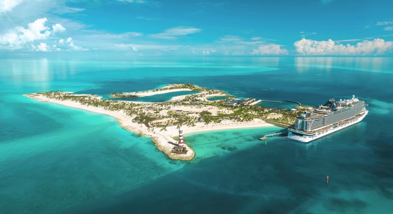 Die Bahamas-Privatinsel der Reederei MSC Cruises - Foto: MSC Cruises