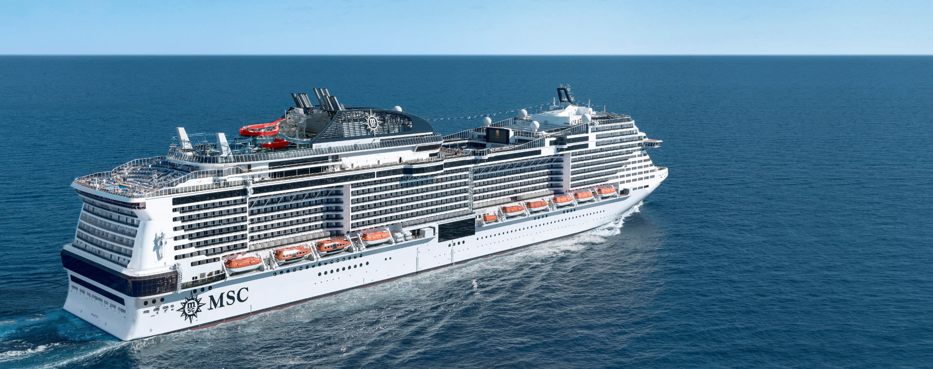 Mittelmeer mit Italien und Tunesien