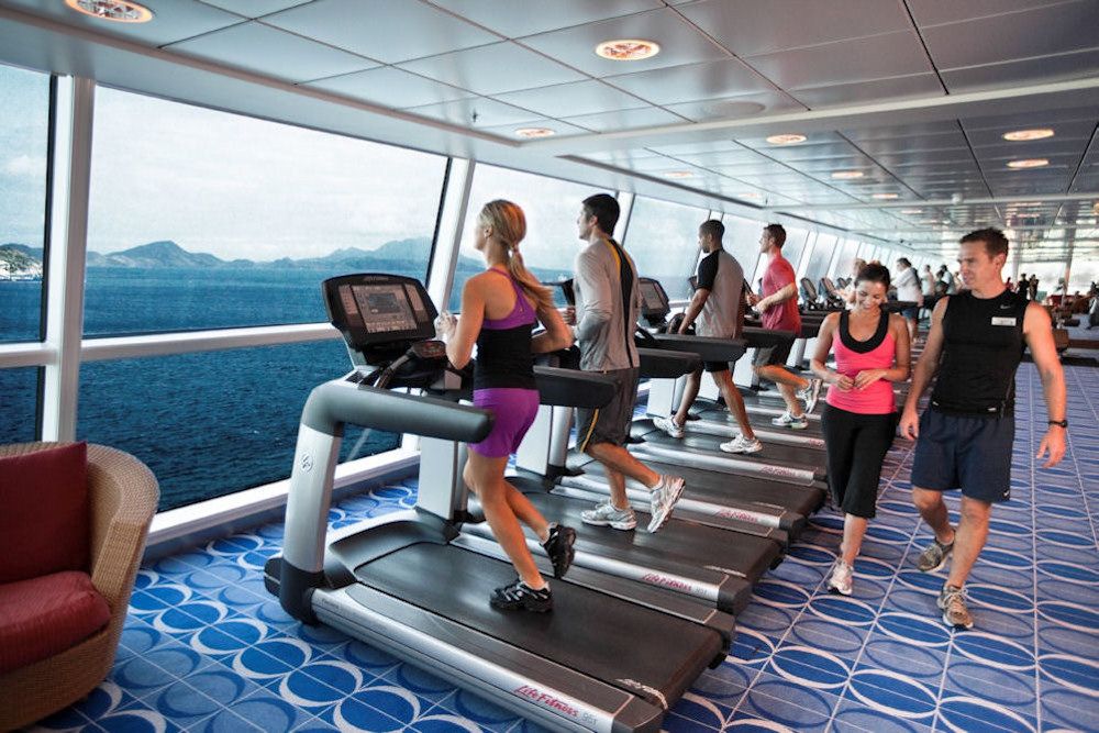 Vom Fitness Studio haben Sie oft einen traumhafen Bilck aufs Meer Fitness-Studio mit Meerblick