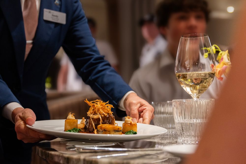 Essen im Ristorante Le voyage auf der Celebrity Xcel