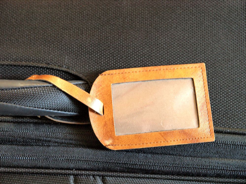 Kofferanhänger Kofferanhänger am Gepäck