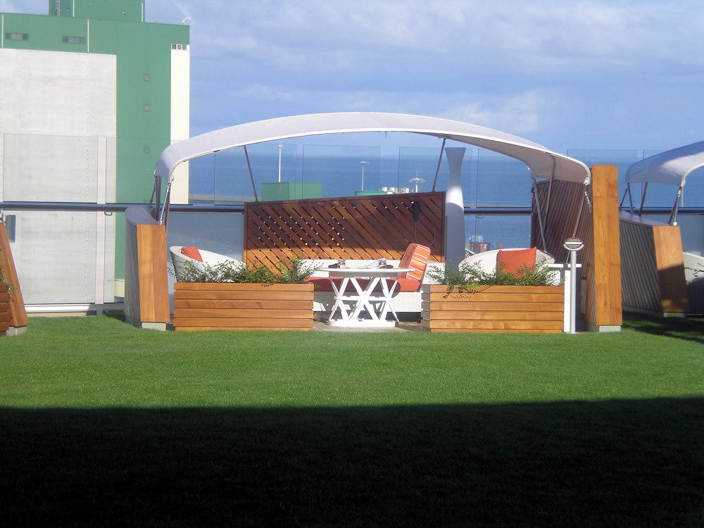 Genießen Sie die Atmosphäre und den schönen Ausblick