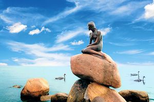 Meejungfrau Die kleine Meerjungfrau in Kopenhagen