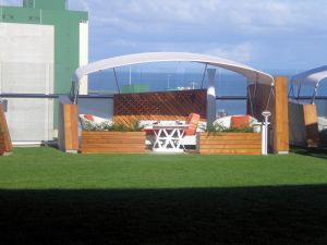 Genießen Sie die Atmosphäre und den schönen Ausblick