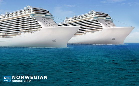 ncl-neu noch sind die beiden Schiffe der Breakaway Plus-Klasse namenlos!