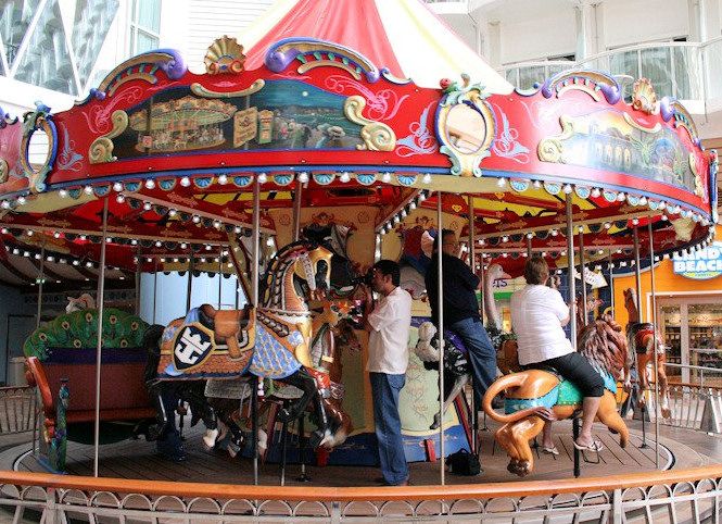 Das Karussel auf der Oasis of the Seas