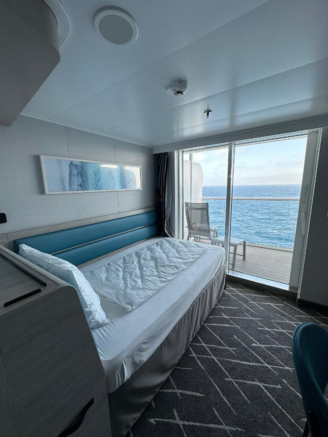 Einzel-Balkonkabine auf der Mein Schiff Relax