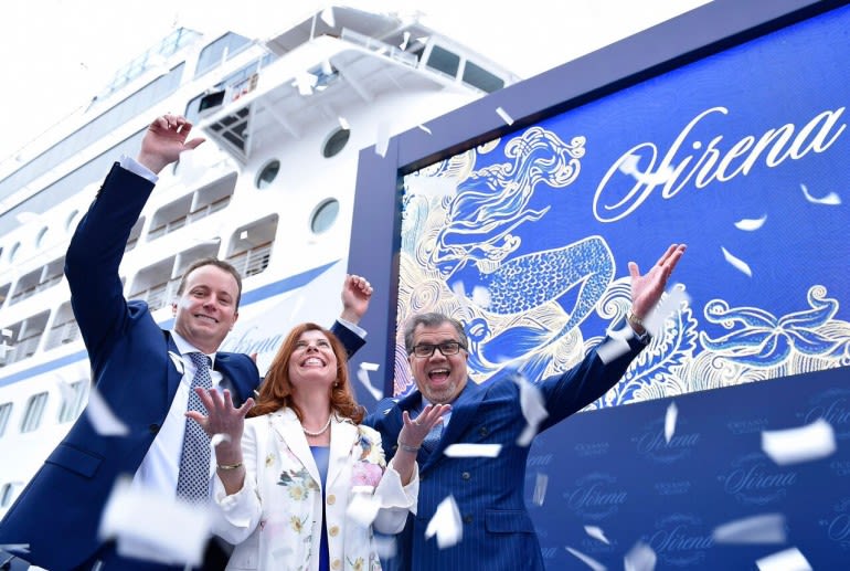 Die Taufe der Sirena (Oceania Cruises) Oceania Cruises: Sirena
