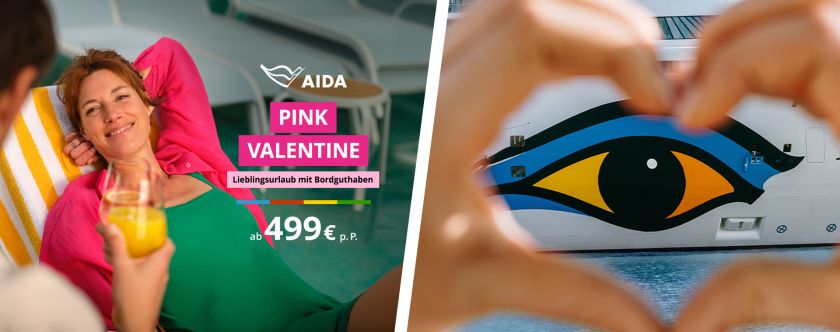 AIDA Valentine Aktionsposter