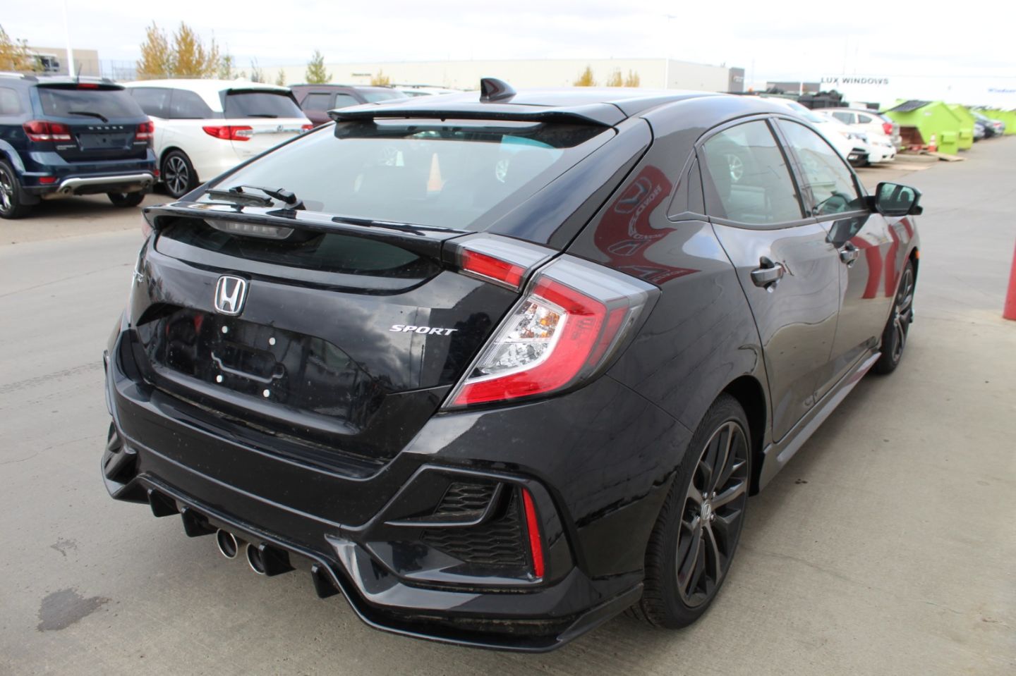 New 2021 Honda Civic Hatchback Sport 21ch0325 Edmonton Alberta Go Auto