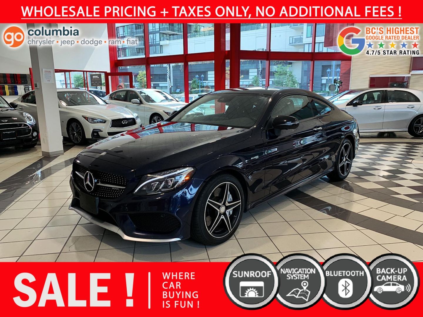 Used 17 Mercedes Benz C Class Amg C 43 Pa6063 Richmond British Columbia Go Auto