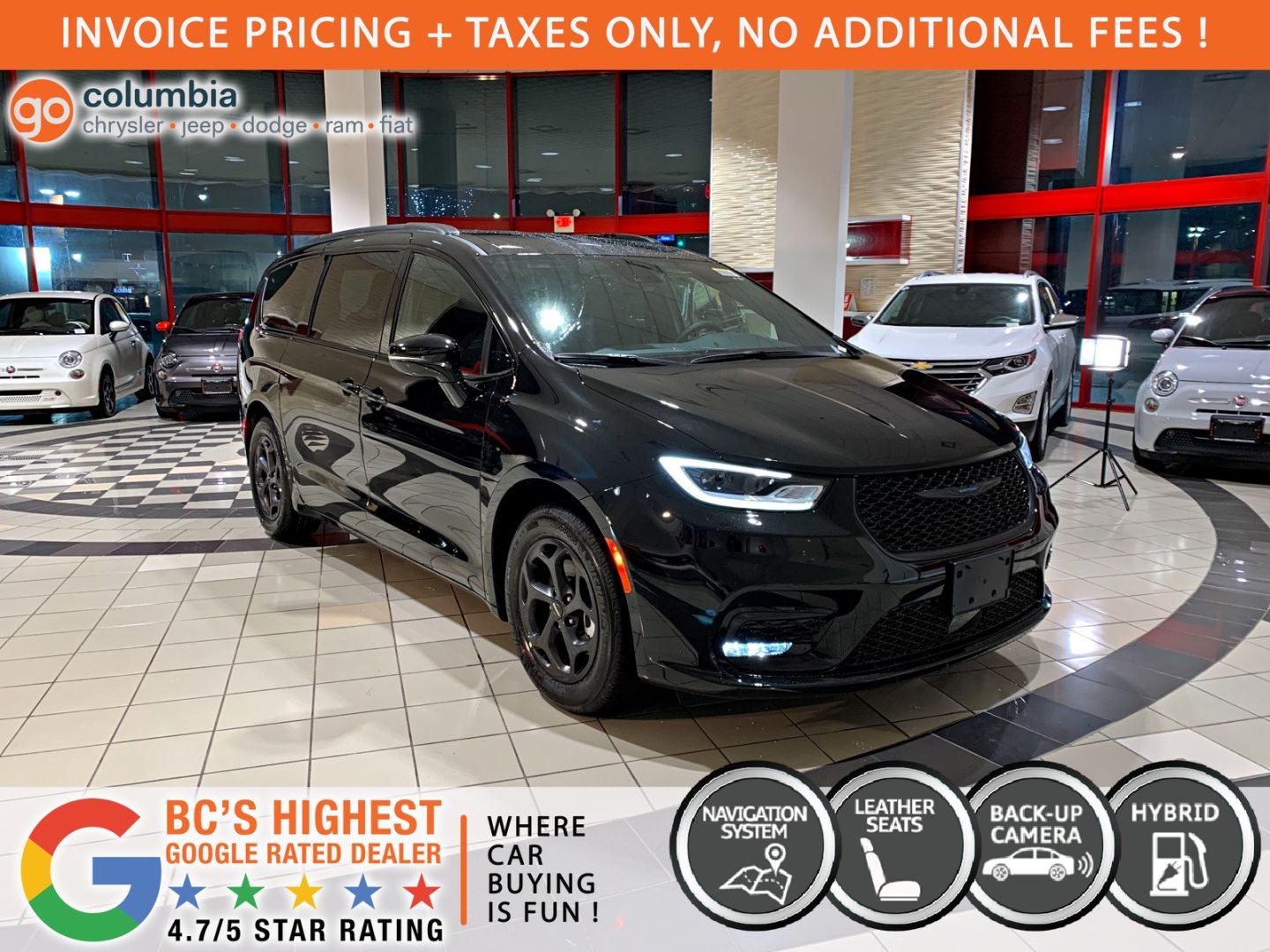 chrysler pacifica hybrid touring plus for sale
