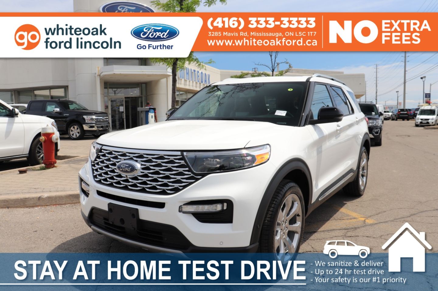 New 2020 Ford Explorer Platinum 20e0738 Mississauga Ontario Go Auto