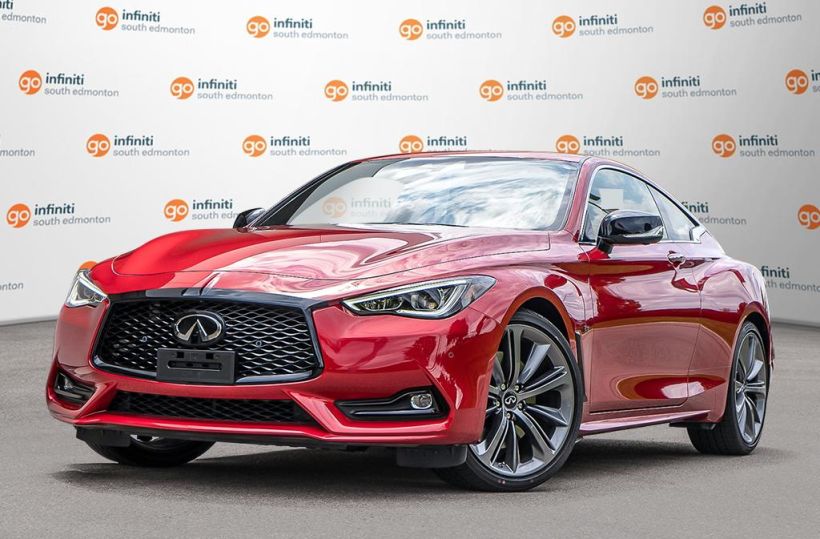 New 2022 INFINITI Q60 Red Sport ILINE 22Q60570 Edmonton Alberta Go