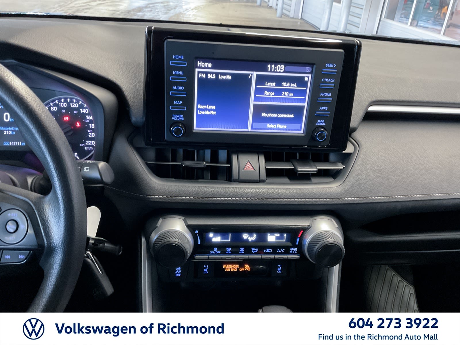 2019 Toyota RAV4 LE, 温哥华, 全款车
