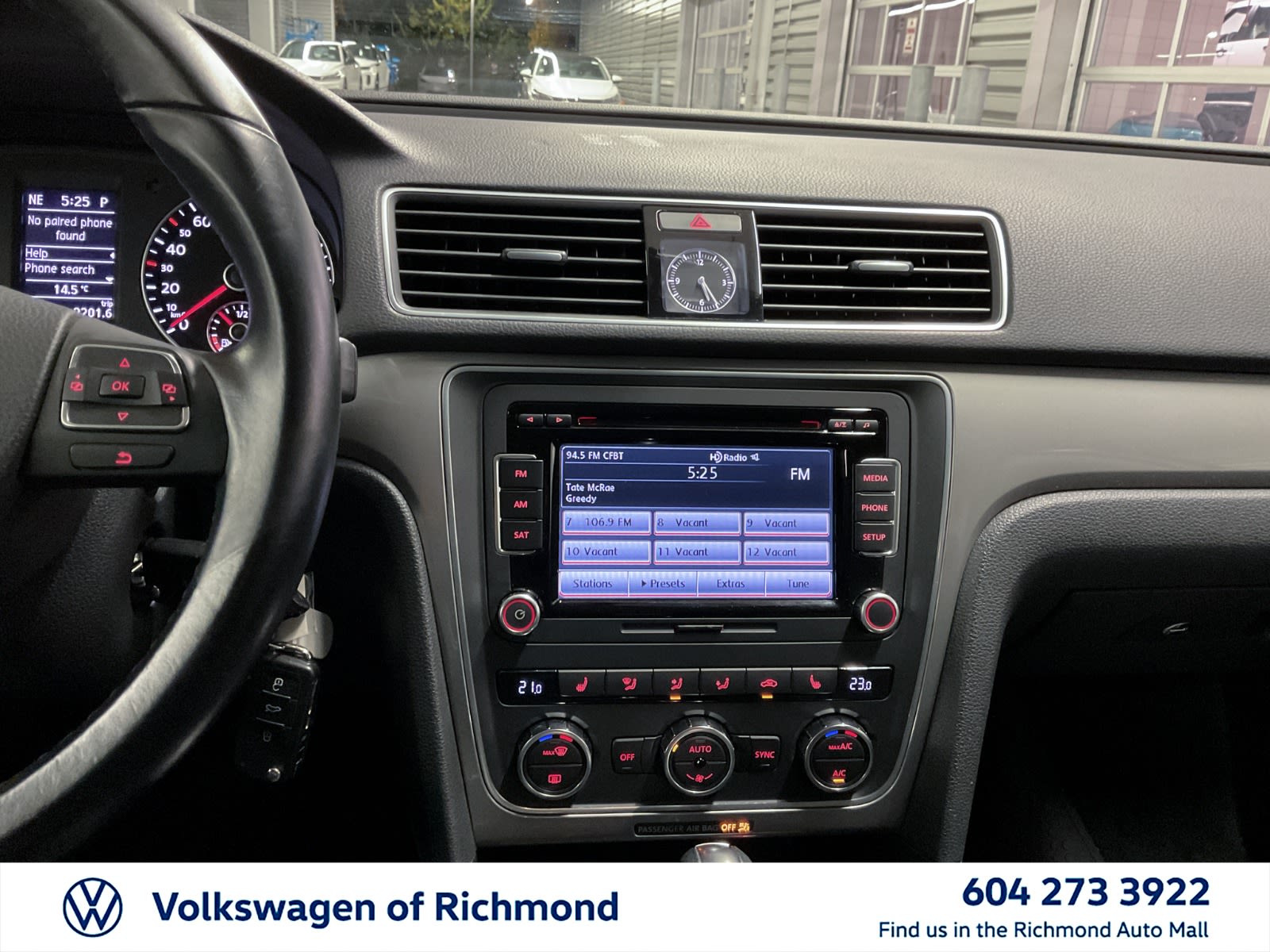 2015 Volkswagen Passat Trendline, Vancouver, Cash