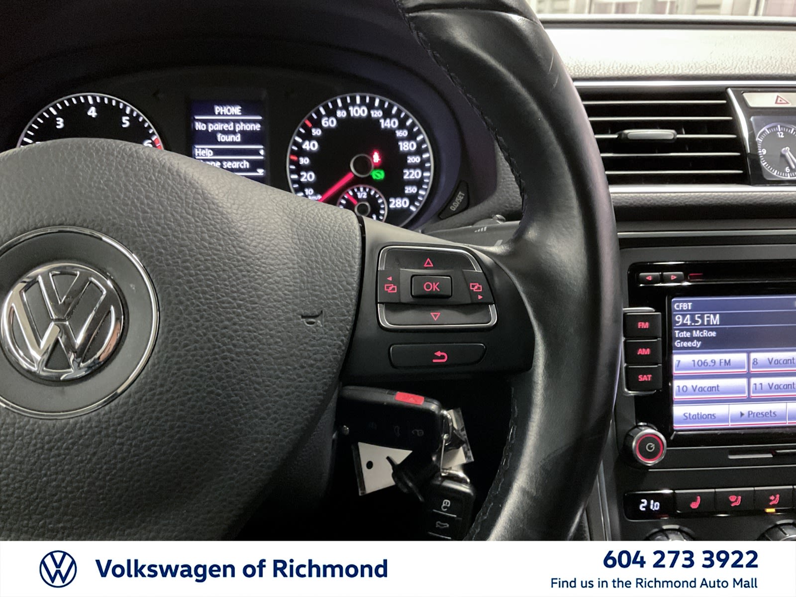 2015 Volkswagen Passat Trendline, Vancouver, Cash
