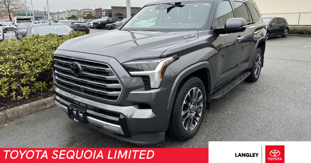 Toyota Sequoia Limited 4WD | Langley Toyota