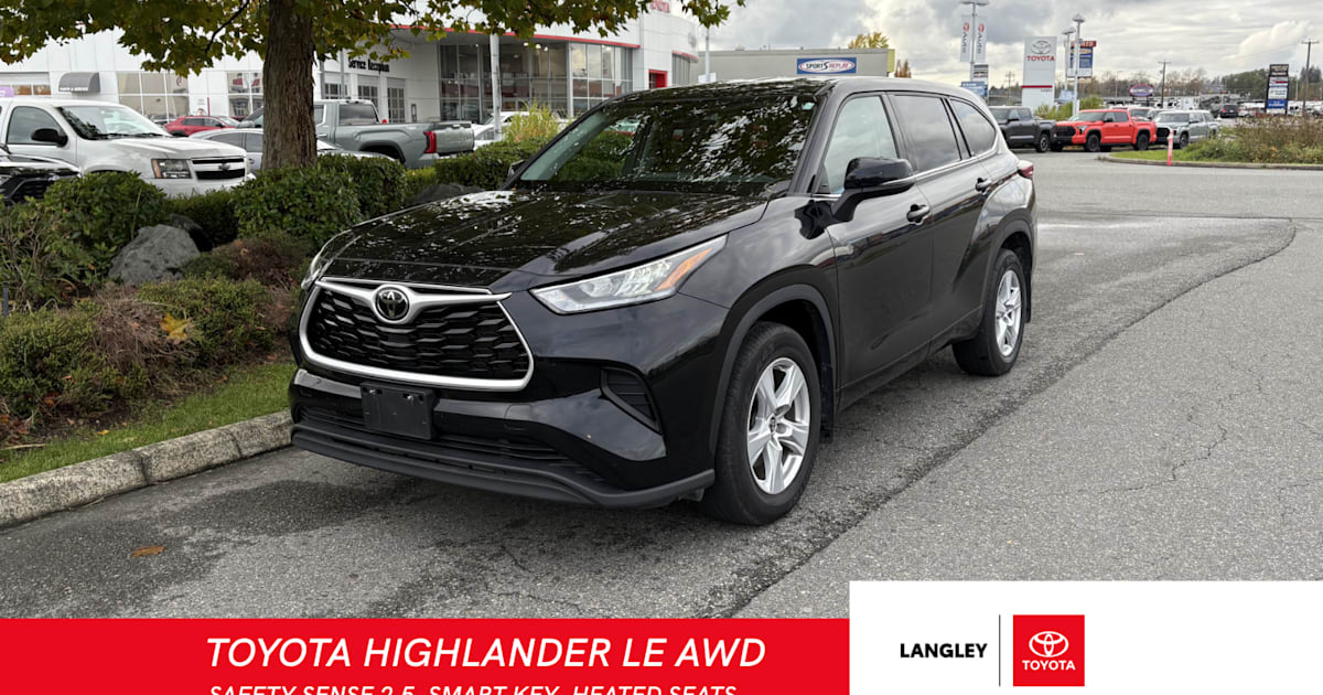 Toyota Highlander LE AWD | Langley Toyota