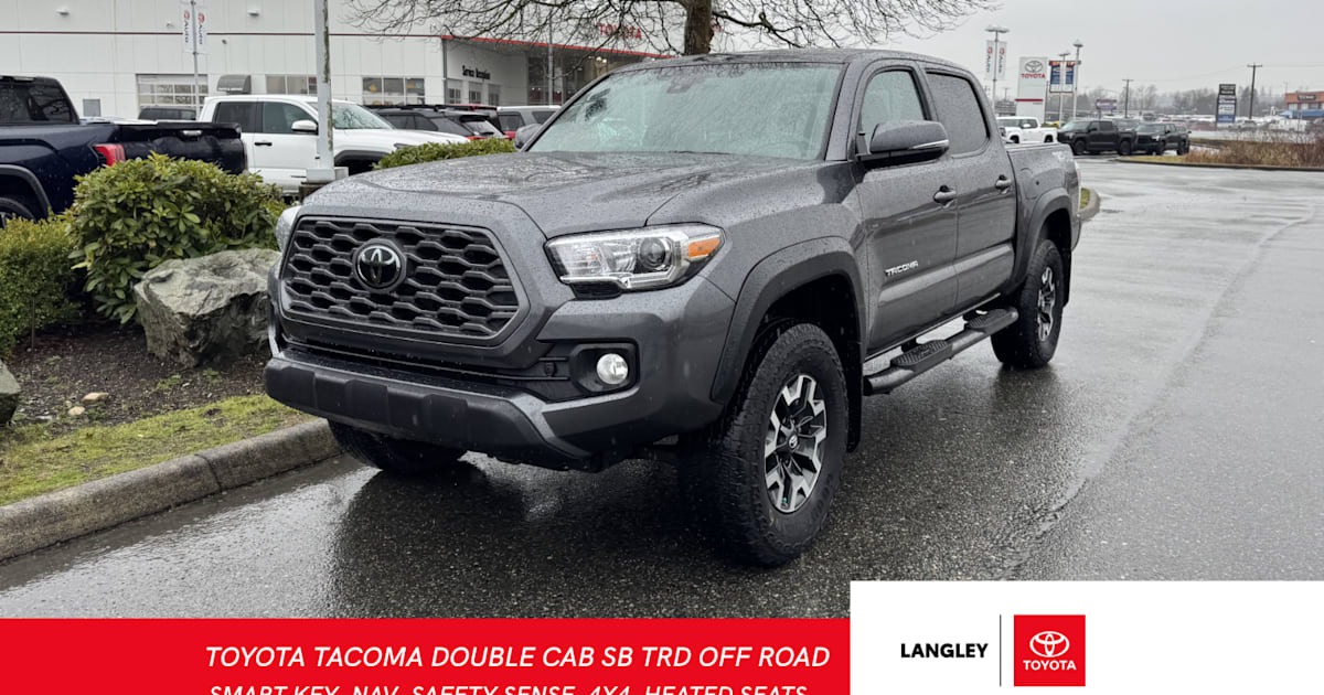 Toyota Tacoma 4x4 Double Cab Auto SB | Langley Toyota