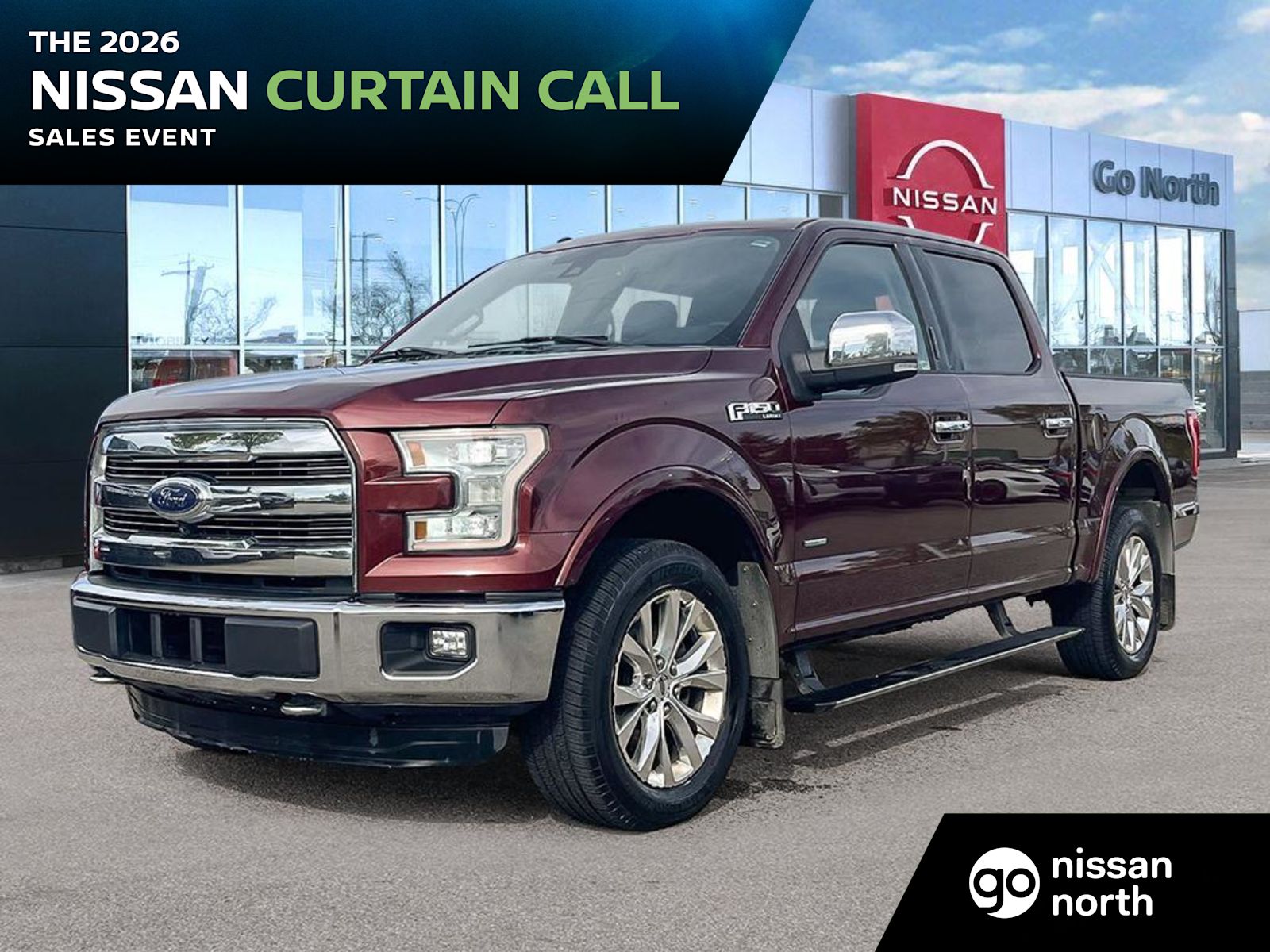  2015 Ford F-150 Pickup Truck Four-Wheel Drive 6-Speed Automatic