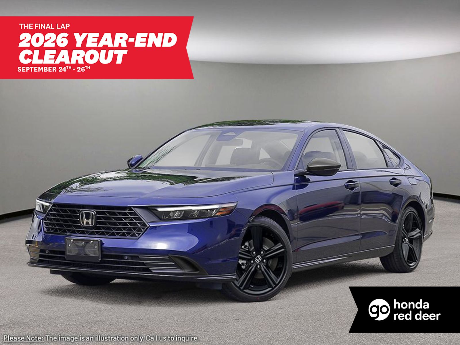  2026 Honda Accord Hybrid Sedan Front-Wheel Drive Continuously Variable Transmission