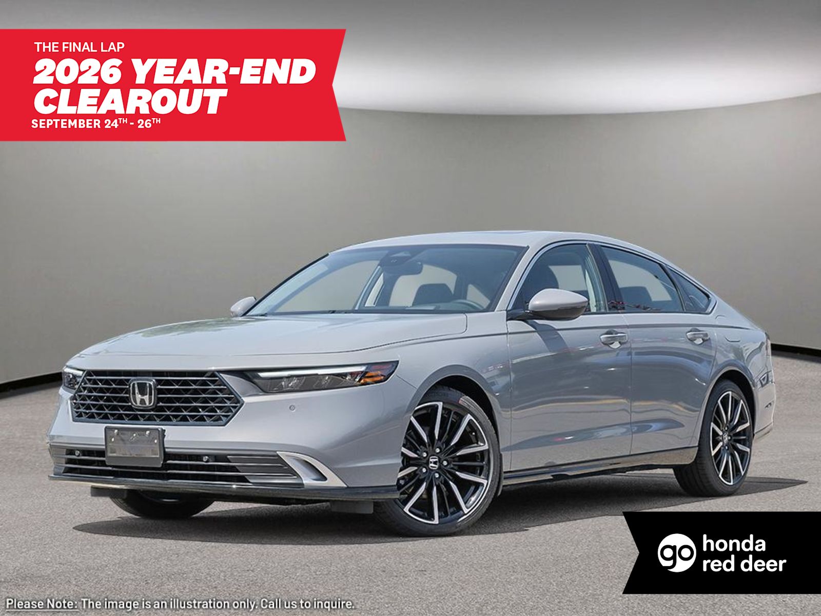  2026 Honda Accord Hybrid Sedan Front-Wheel Drive Continuously Variable Transmission