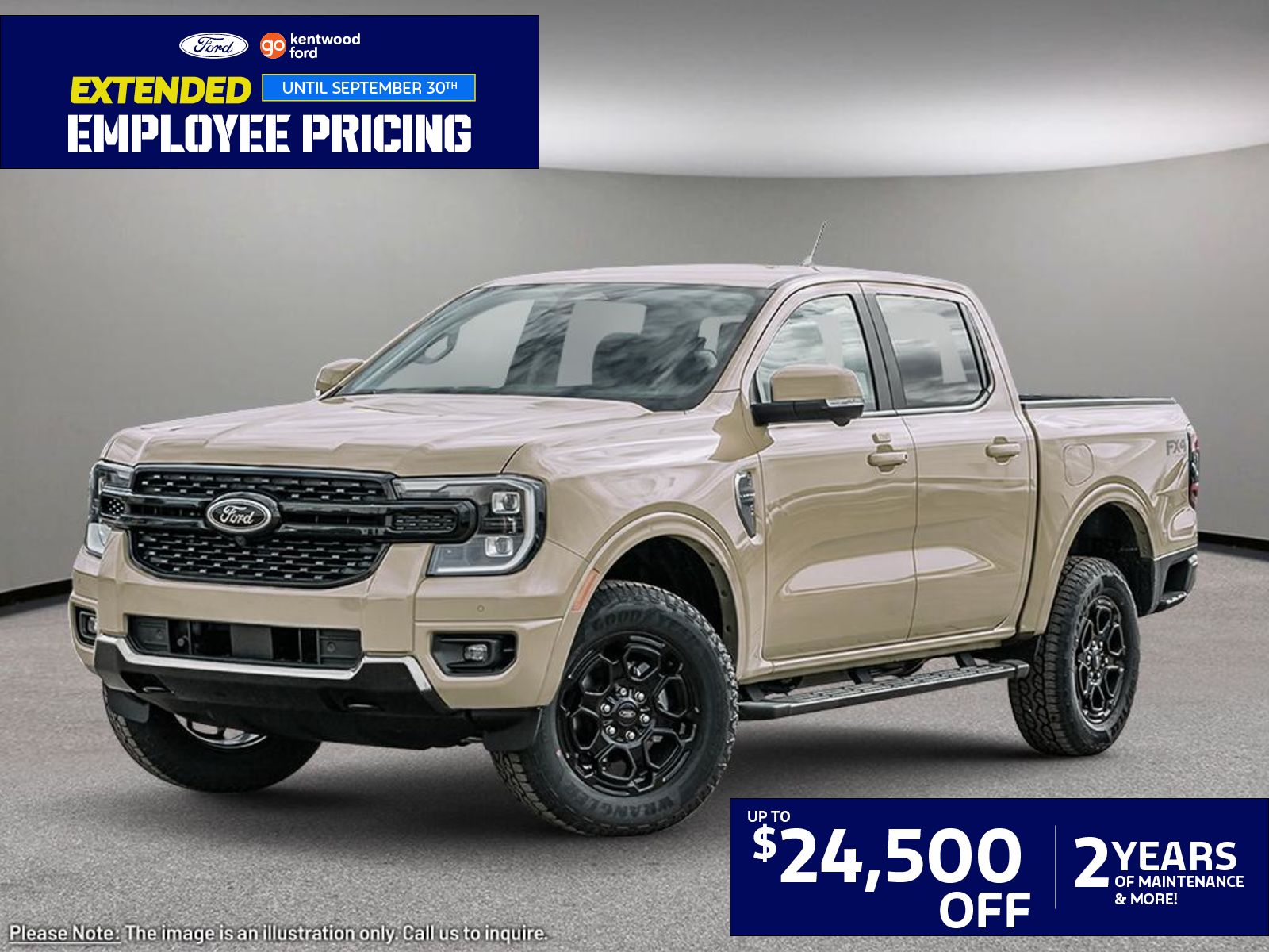 2026 Ford Ranger Pickup Truck Four-Wheel Drive Automatic