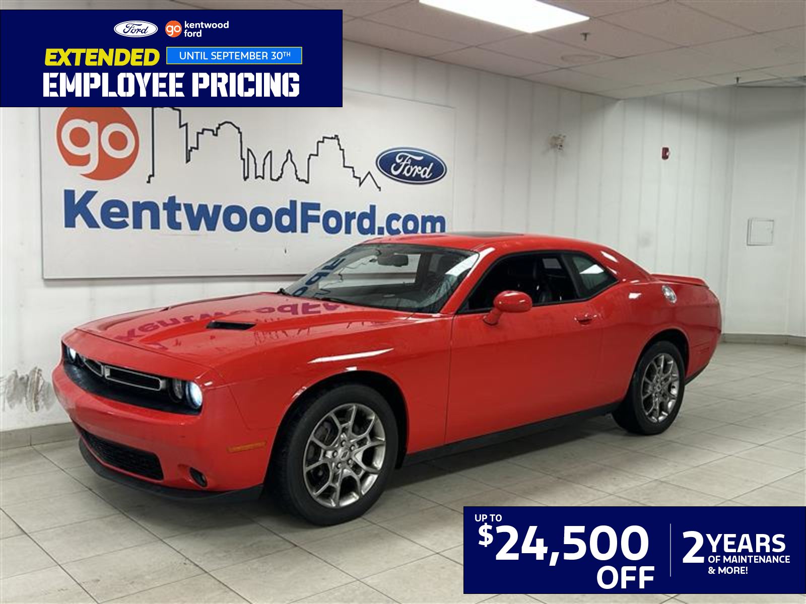 2017 Dodge Challenger Coupe All-Wheel Drive 8-Speed Automatic
