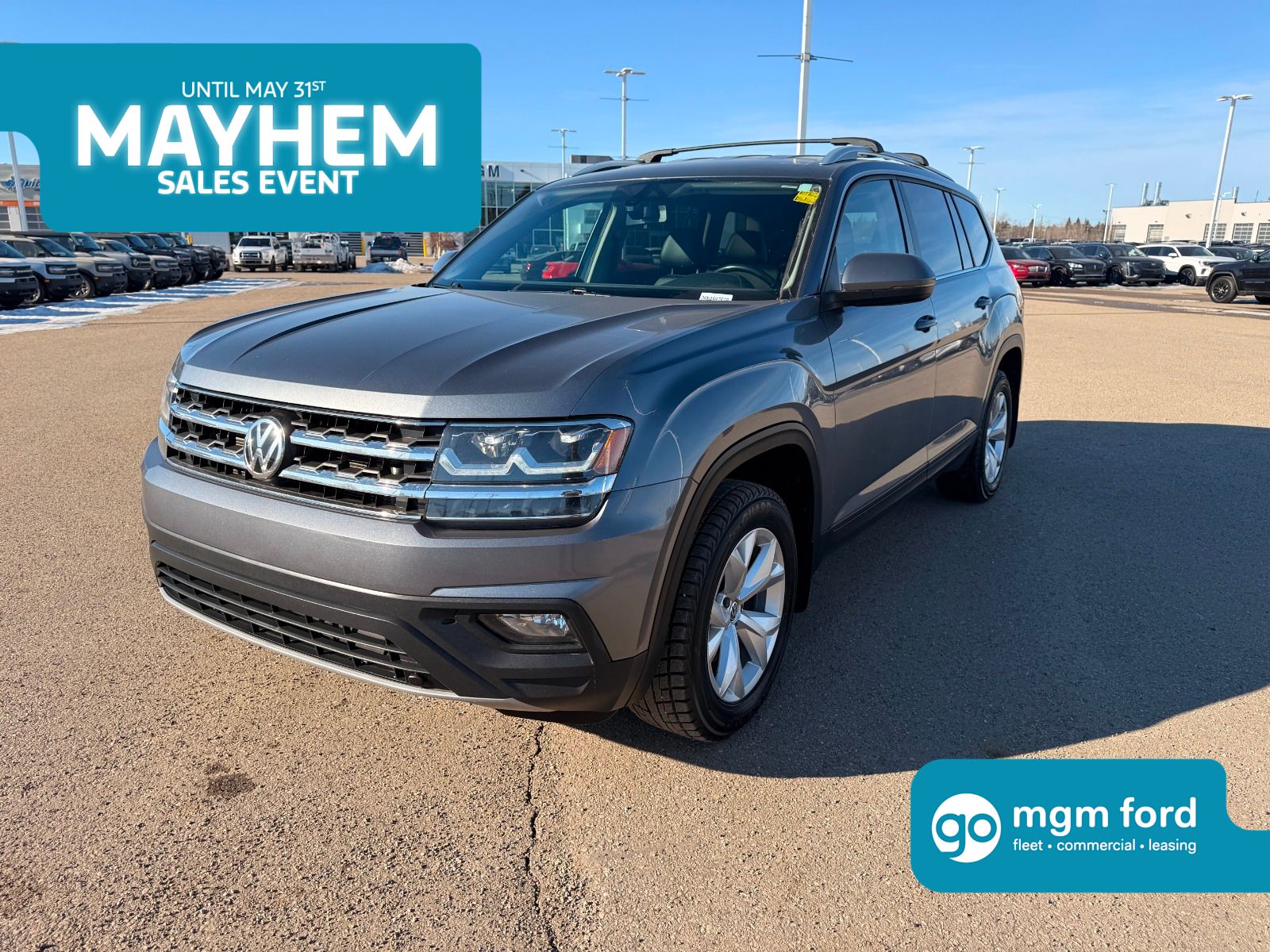 2018 Volkswagen Atlas 3.6L Comfortline 4Motion