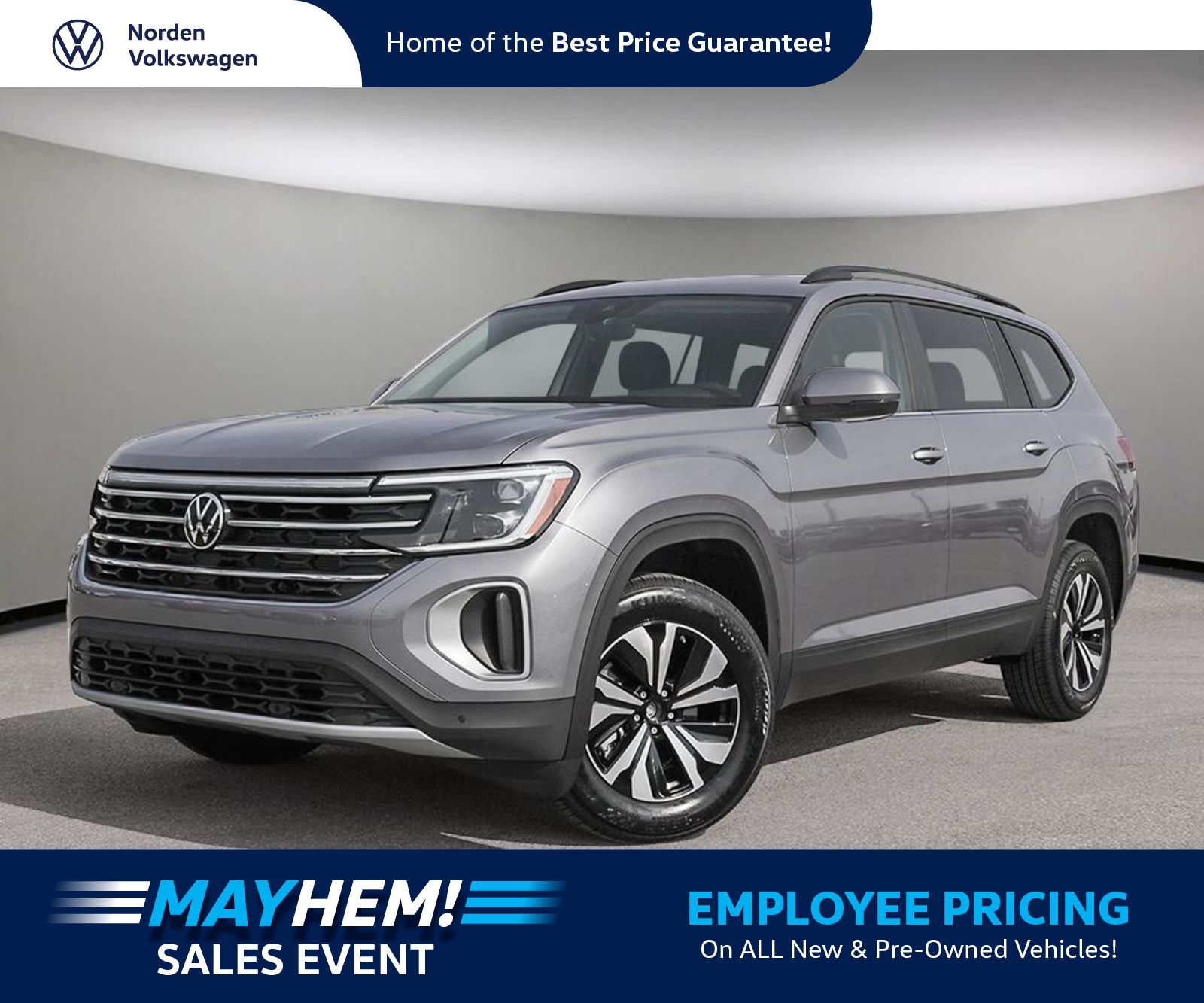 2026 Volkswagen Atlas Comfortline 4Motion SUV / Crossover 8-Speed Automatic