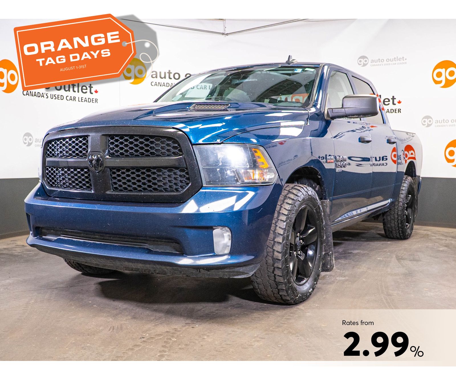 2019 RAM 1500 Pickup Truck Four-Wheel Drive 8-Speed Automatic