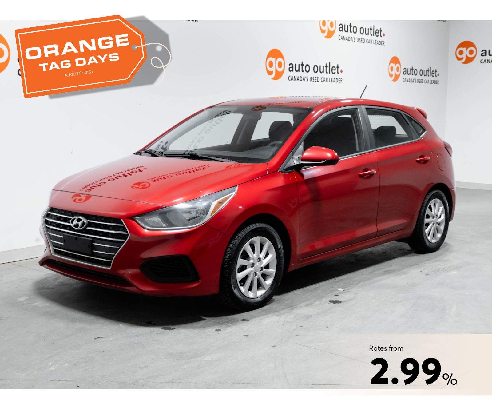  2019 Hyundai Accent Hatchback  6-Speed Automatic