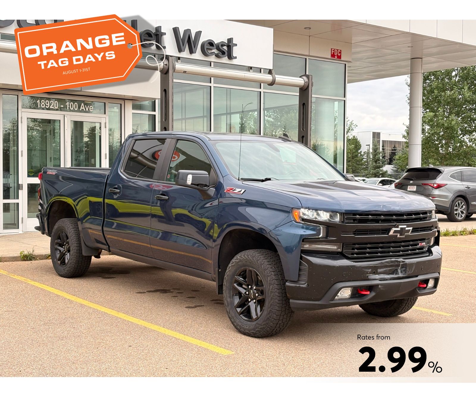  2019 Chevrolet Silverado 1500 Pickup Truck Four-Wheel Drive 8-Speed Automatic