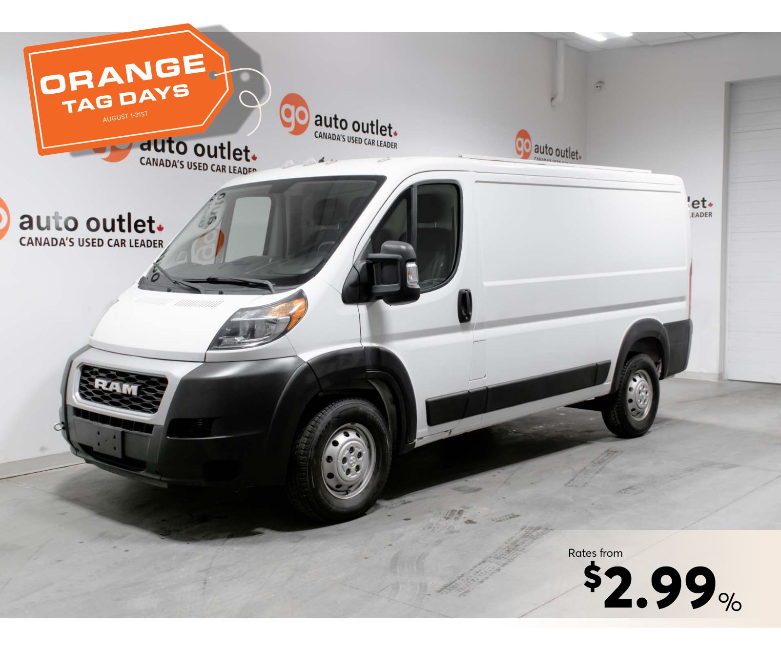 2021 RAM ProMaster 2500 136 Low Roof Cargo Van FWD
