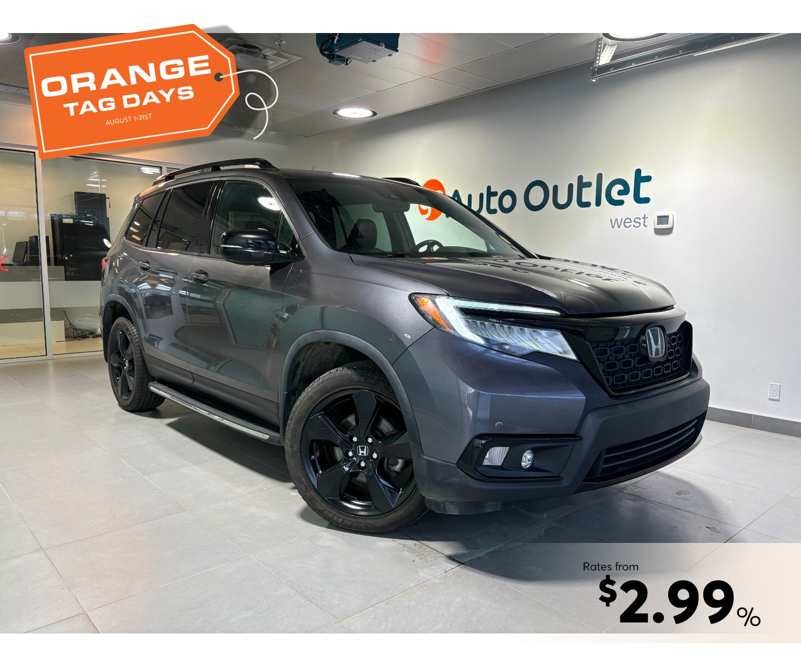  2019 Honda Passport SUV / Crossover All-Wheel Drive 9-Speed Automatic