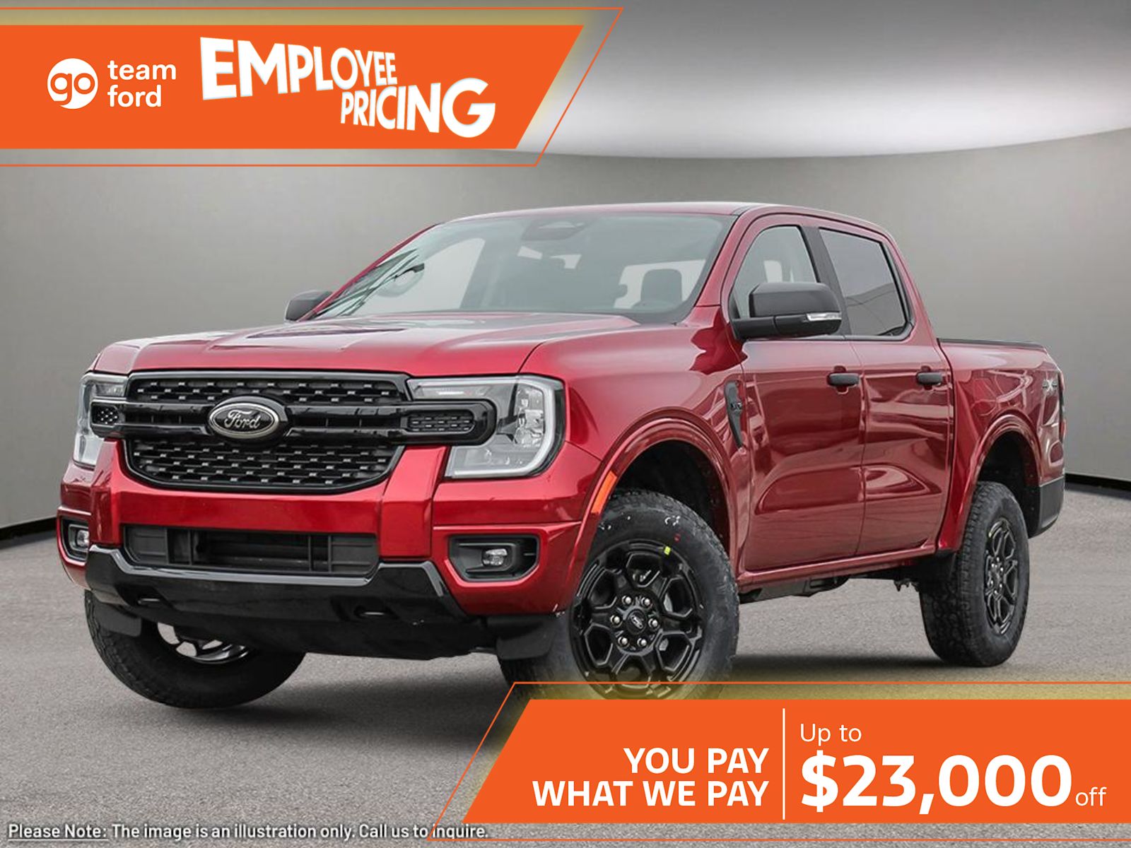 2026 Ford Ranger Pickup Truck Four-Wheel Drive Automatic
