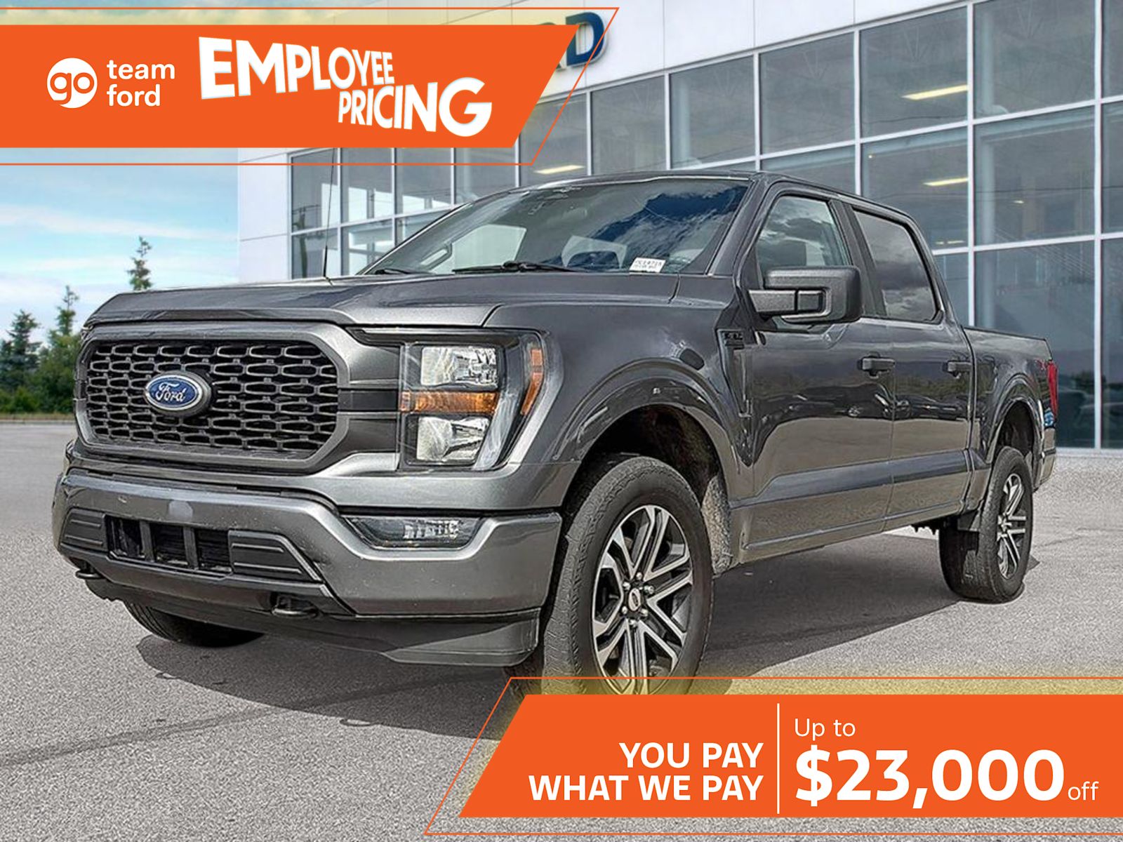  2023 Ford F-150 Pickup Truck Four-Wheel Drive Automatic