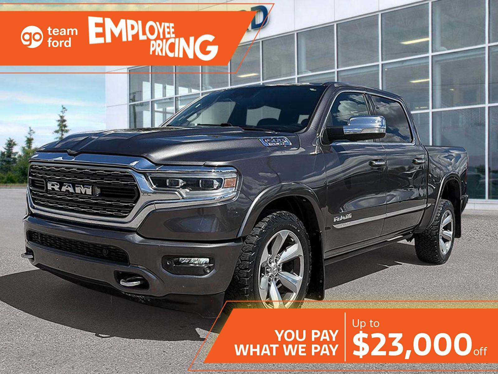  2022 RAM 1500 Pickup Truck Four-Wheel Drive 8-Speed Automatic