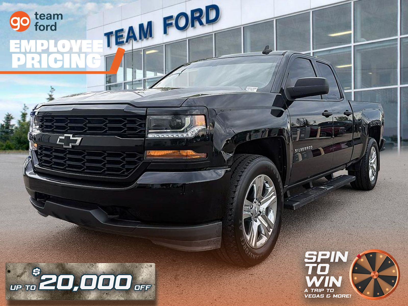  2019 Chevrolet Silverado 1500 Pickup Truck Four-Wheel Drive 6-Speed Automatic
