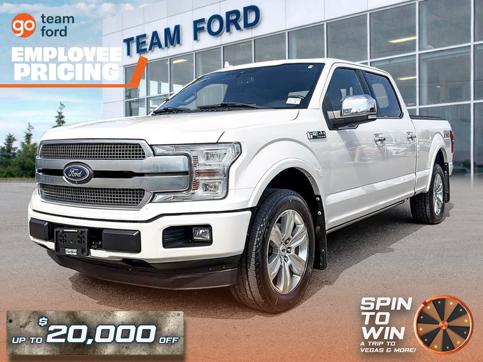  2018 Ford F-150 Pickup Truck Four-Wheel Drive Automatic