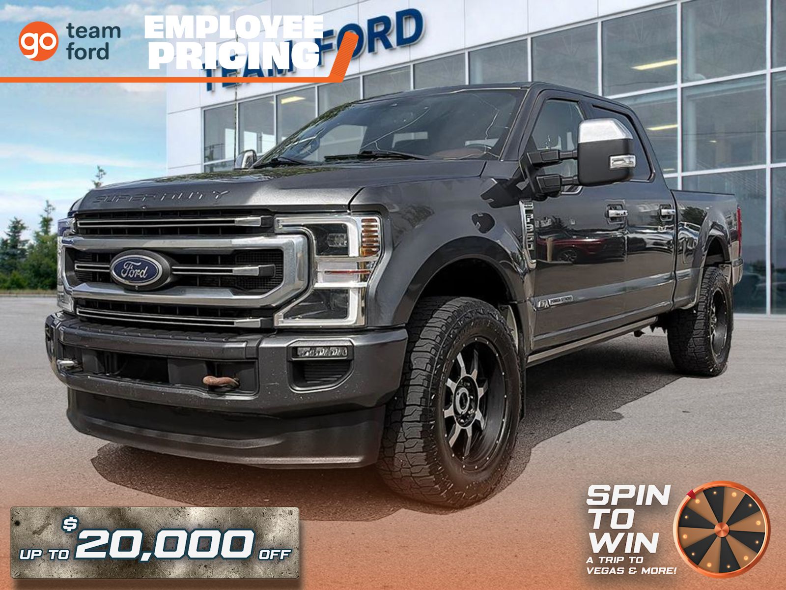  2020 Ford F-350 Super Duty Platinum Crew Cab 4WD   
