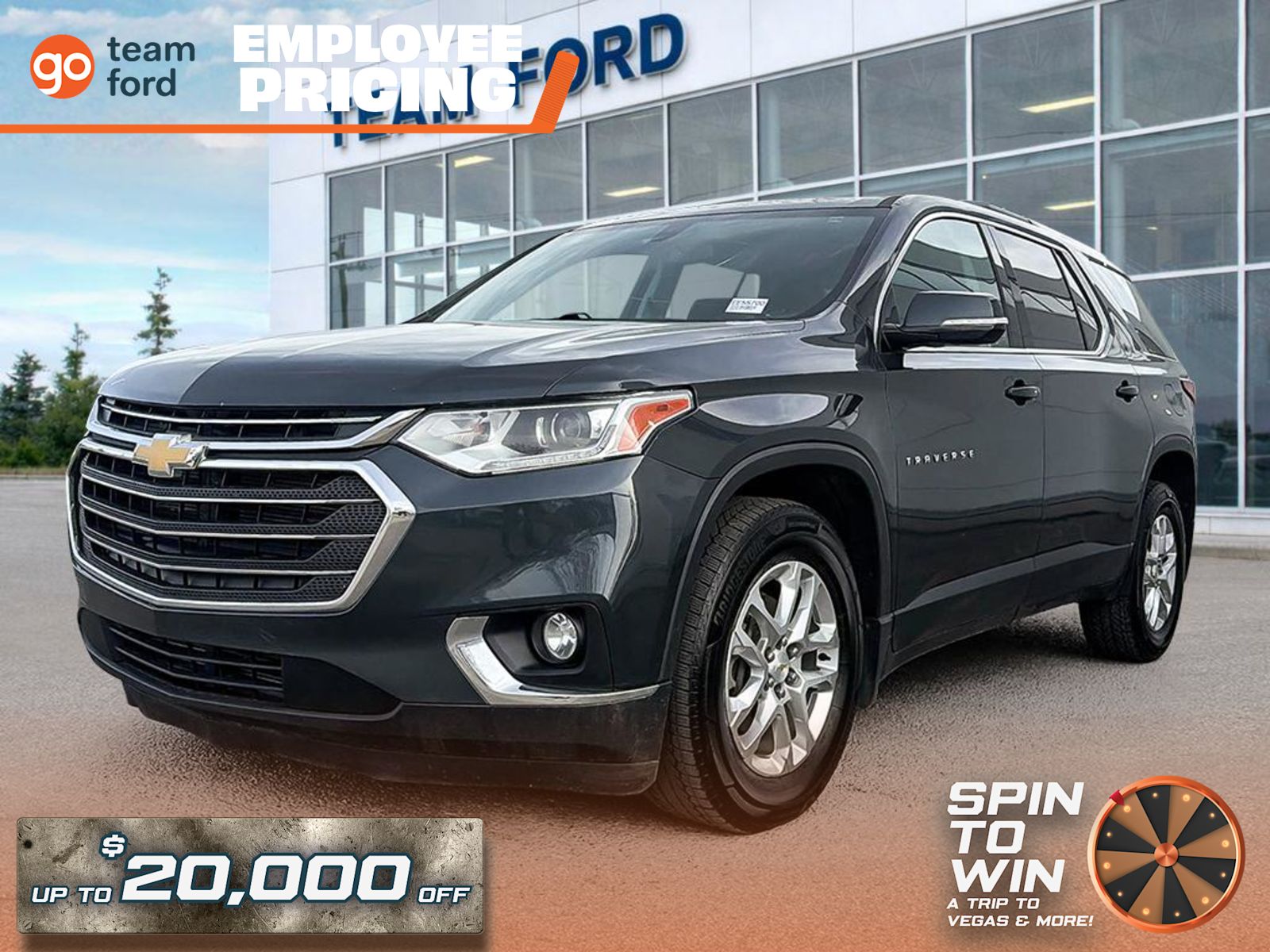  2018 Chevrolet Traverse SUV / Crossover Four-Wheel Drive 9-Speed Automatic