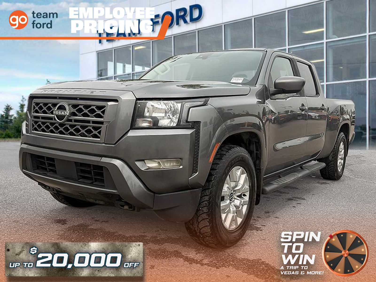  2022 Nissan Frontier Pickup Truck Four-Wheel Drive 9-Speed Automatic