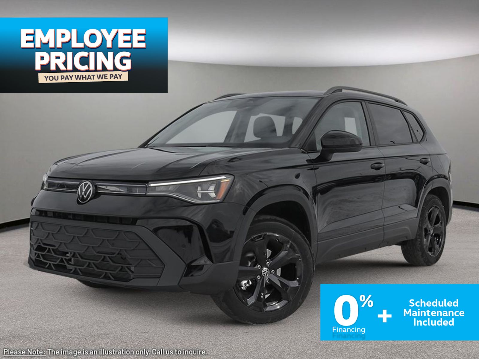  2026 Volkswagen Taos Comfortline Black Edition 4Motion   