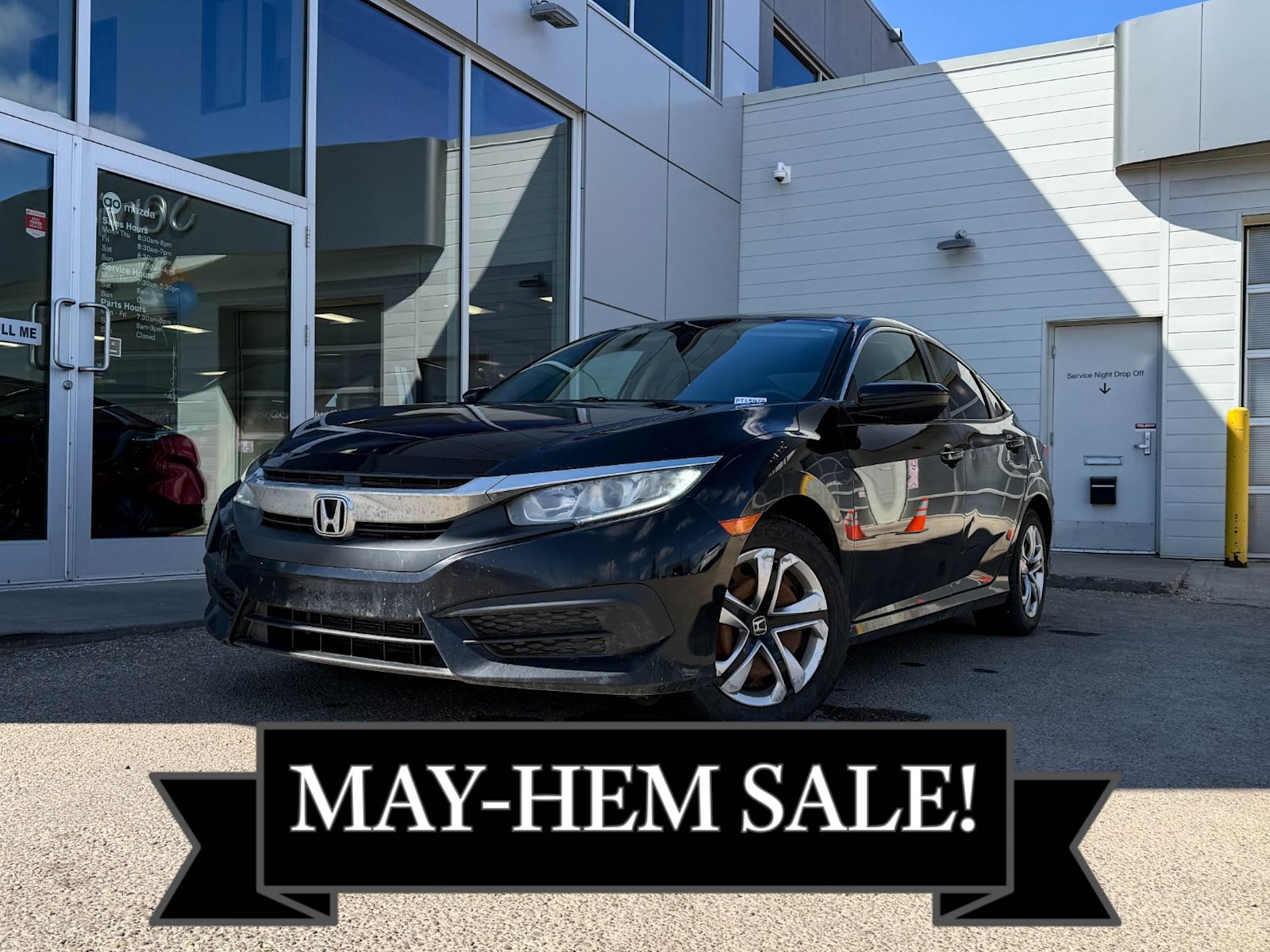 2016 Honda Civic LX Sedan Front-Wheel Drive Continuously Variable Transmission